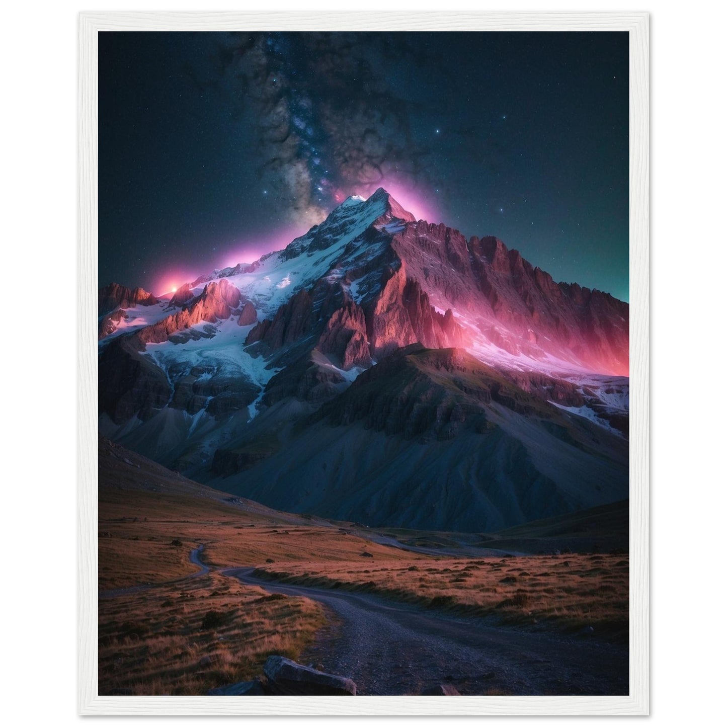 Premium Matte Paper Wooden Framed Poster