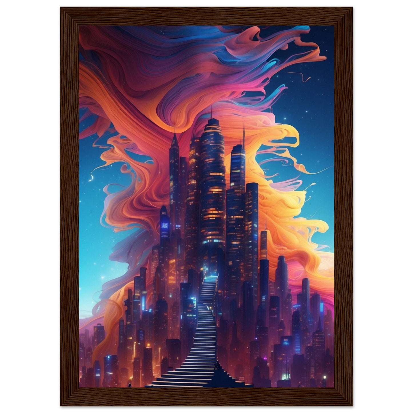Premium Matte Paper Wooden Framed Poster