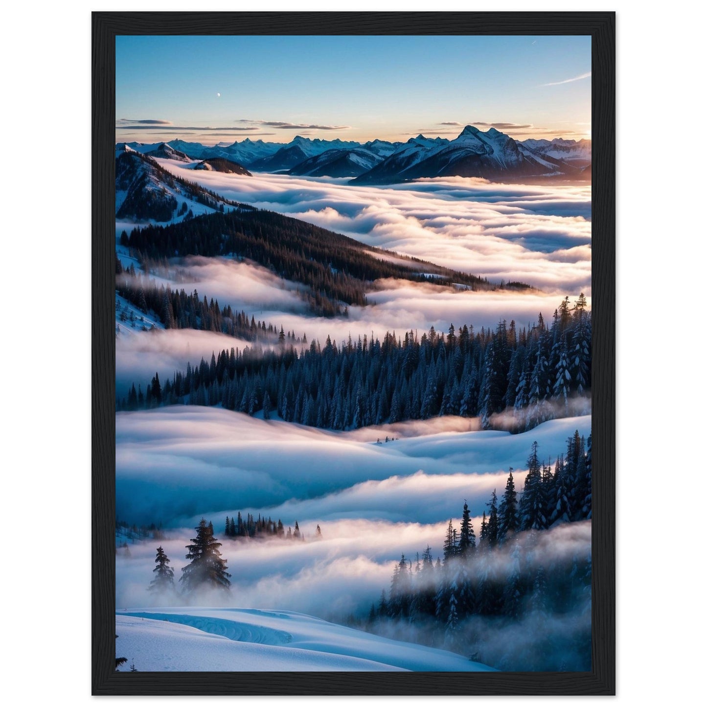 Premium Matte Paper Wooden Framed Poster