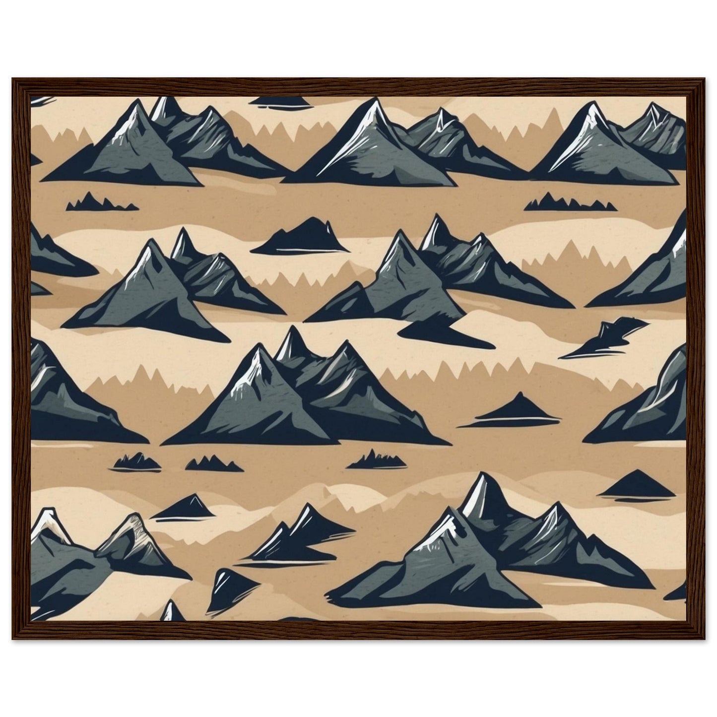 Premium Matte Paper Wooden Framed Poster
