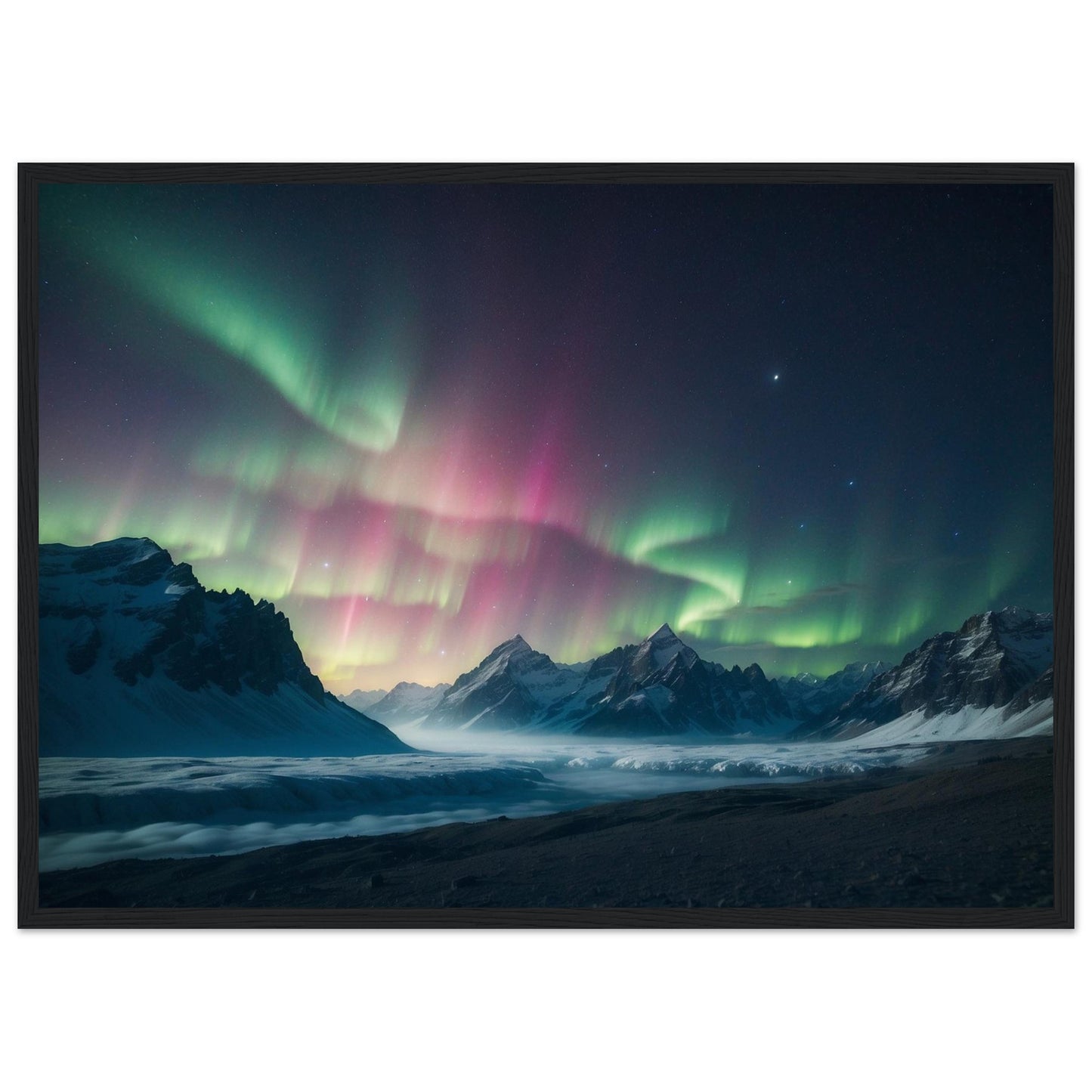 Premium Matte Paper Wooden Framed Poster