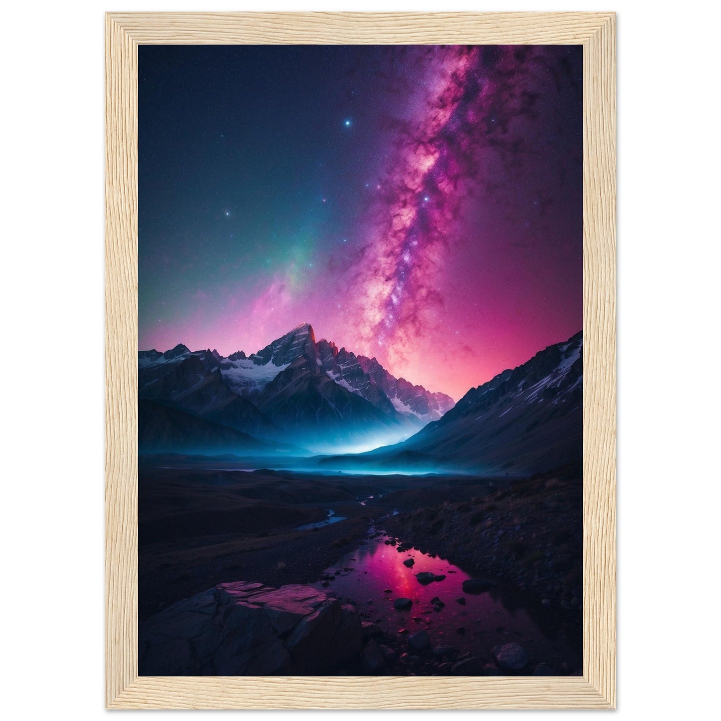 Premium Matte Paper Wooden Framed Poster