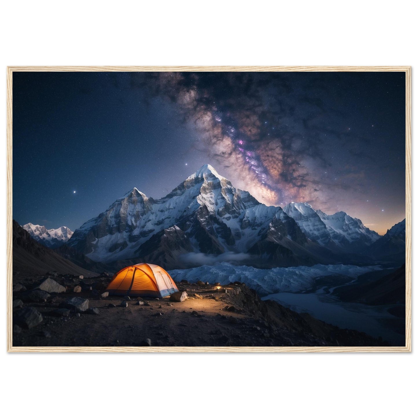 Premium Matte Paper Wooden Framed Poster