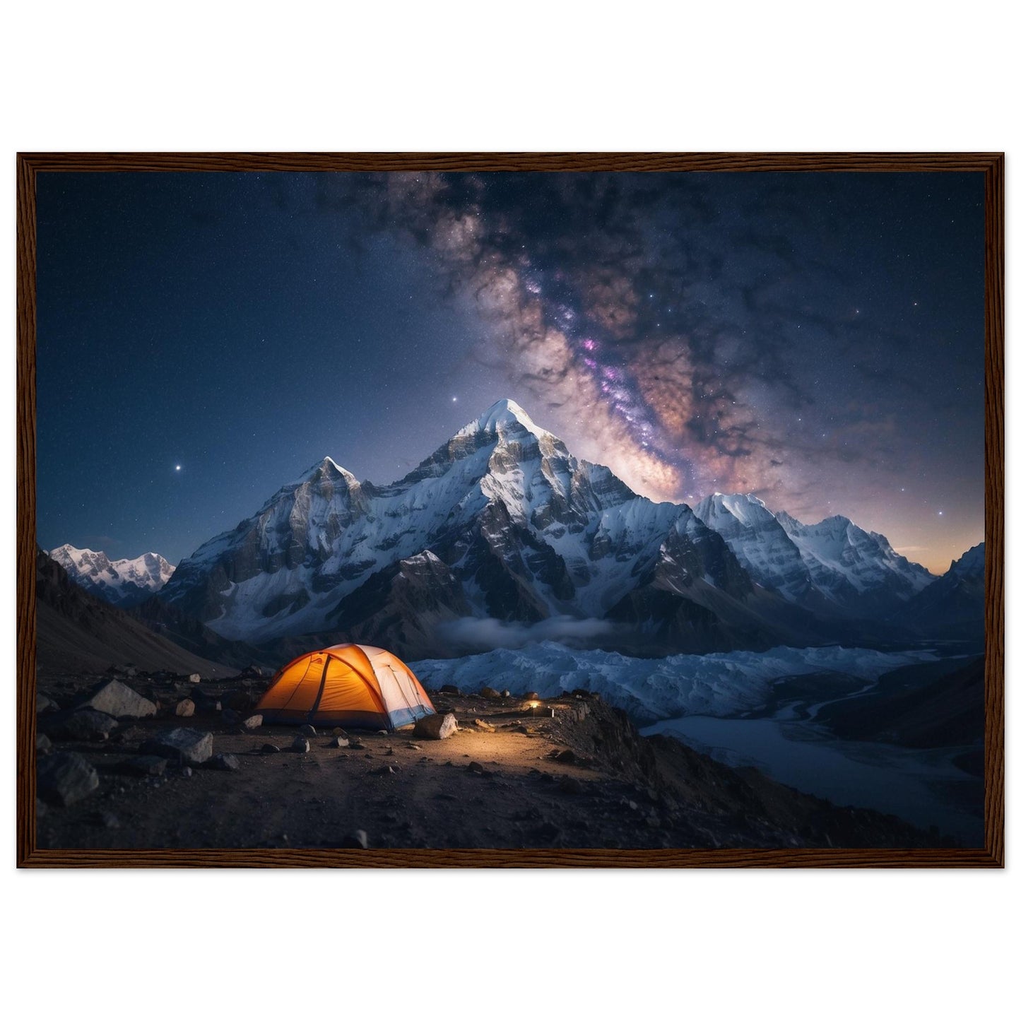 Premium Matte Paper Wooden Framed Poster