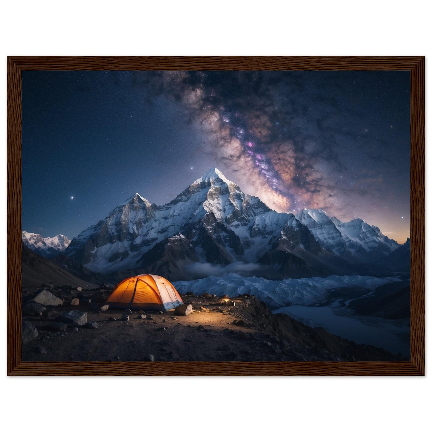 Premium Matte Paper Wooden Framed Poster