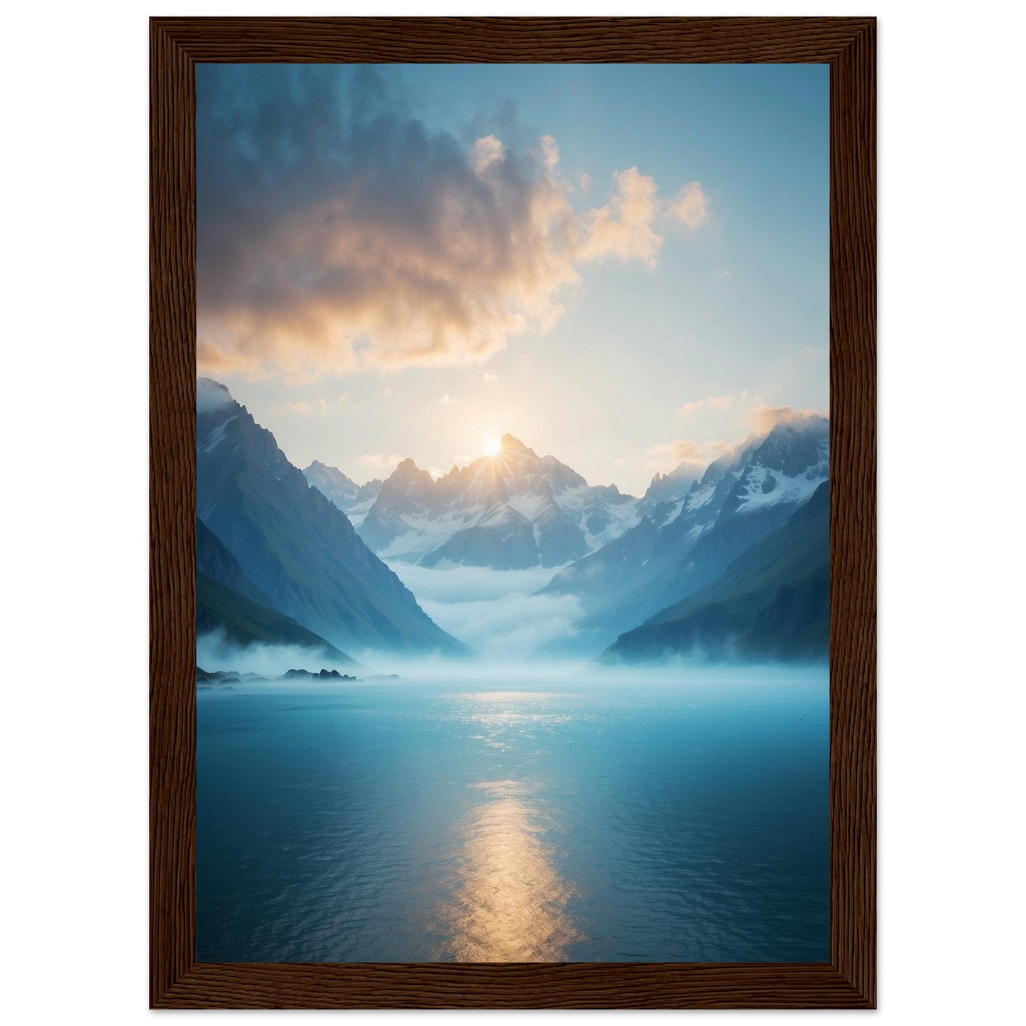 Premium Matte Paper Wooden Framed Poster