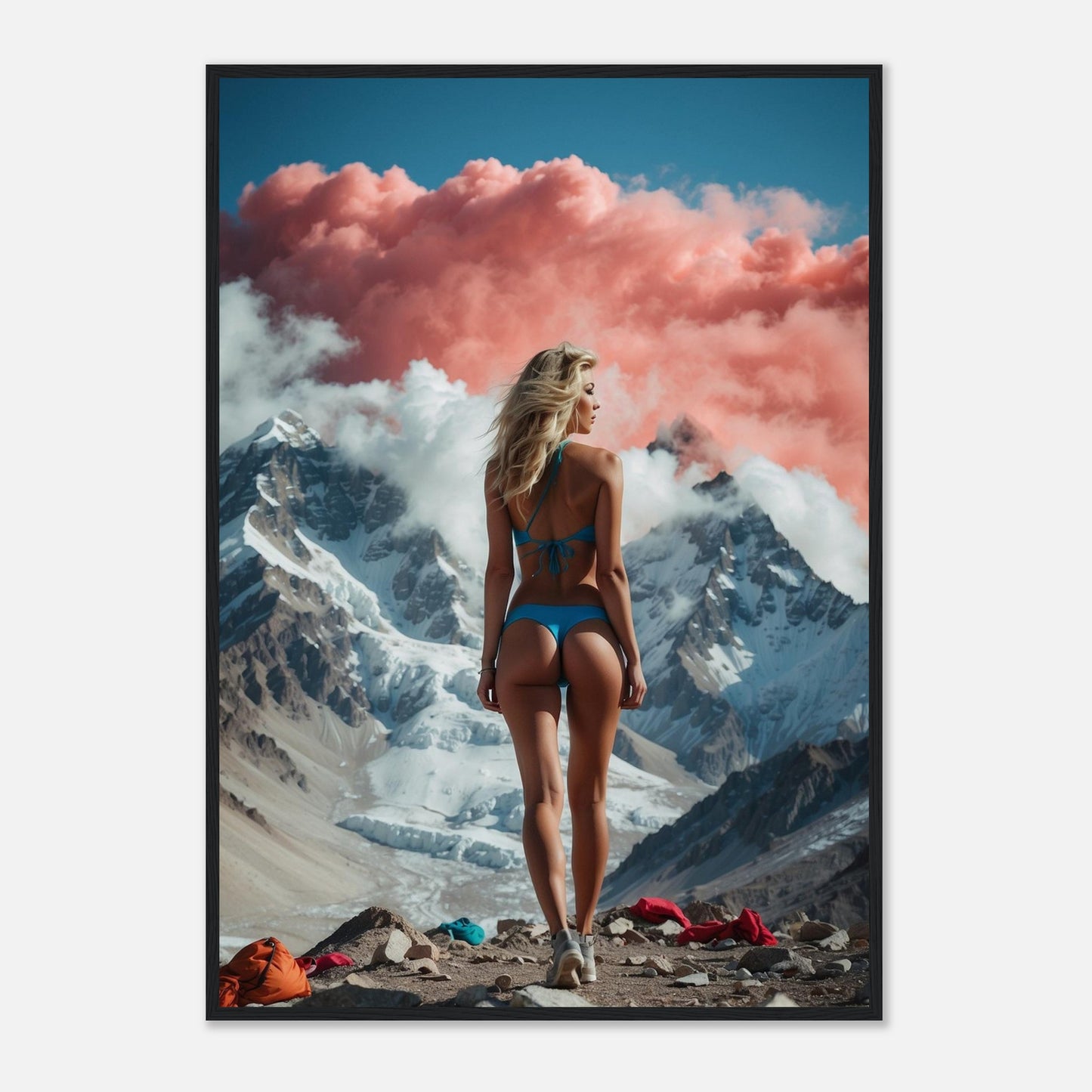 Premium Matte Paper Wooden Framed Poster