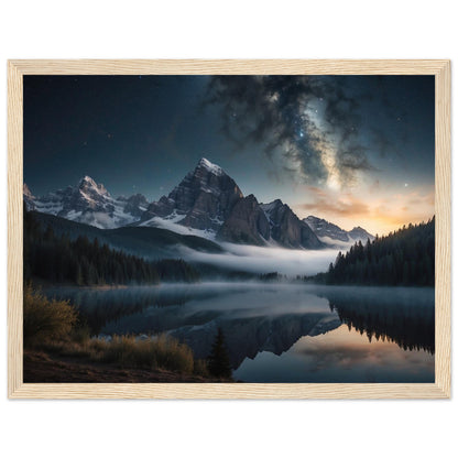 Premium Matte Paper Wooden Framed Poster