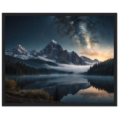 Premium Matte Paper Wooden Framed Poster