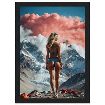 Premium Matte Paper Wooden Framed Poster