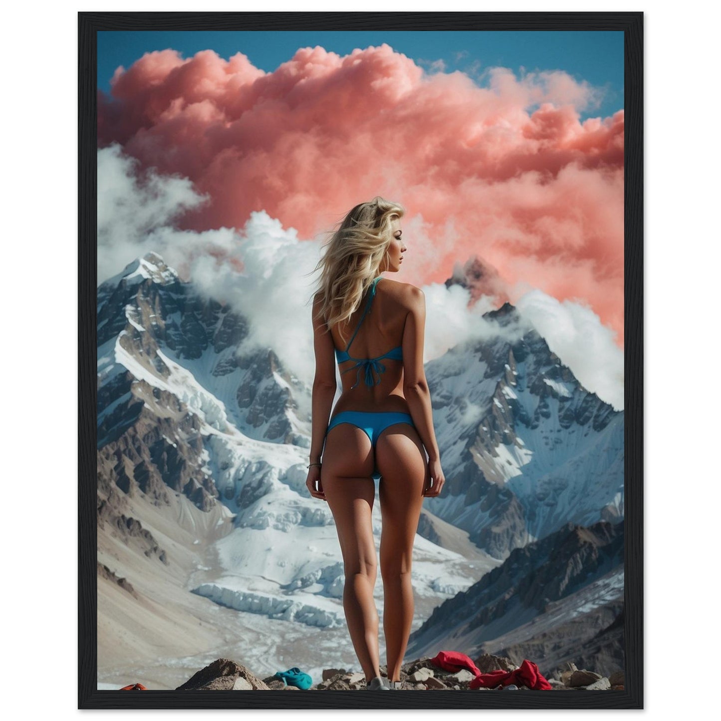 Premium Matte Paper Wooden Framed Poster