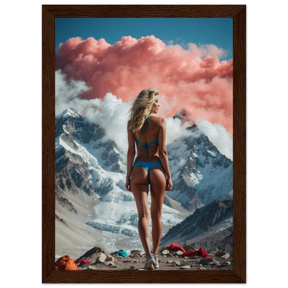 Premium Matte Paper Wooden Framed Poster