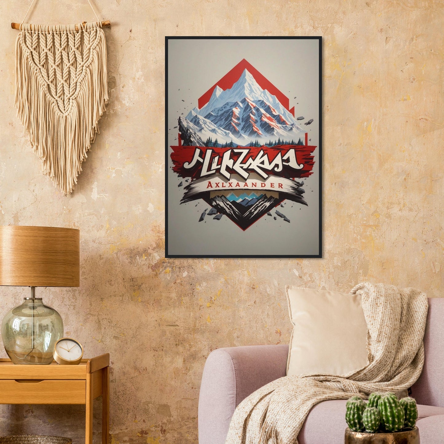 Premium Matte Paper Wooden Framed Poster