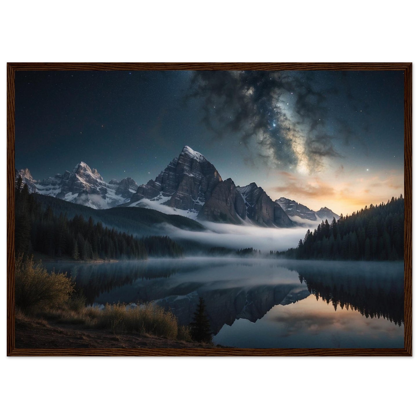 Premium Matte Paper Wooden Framed Poster