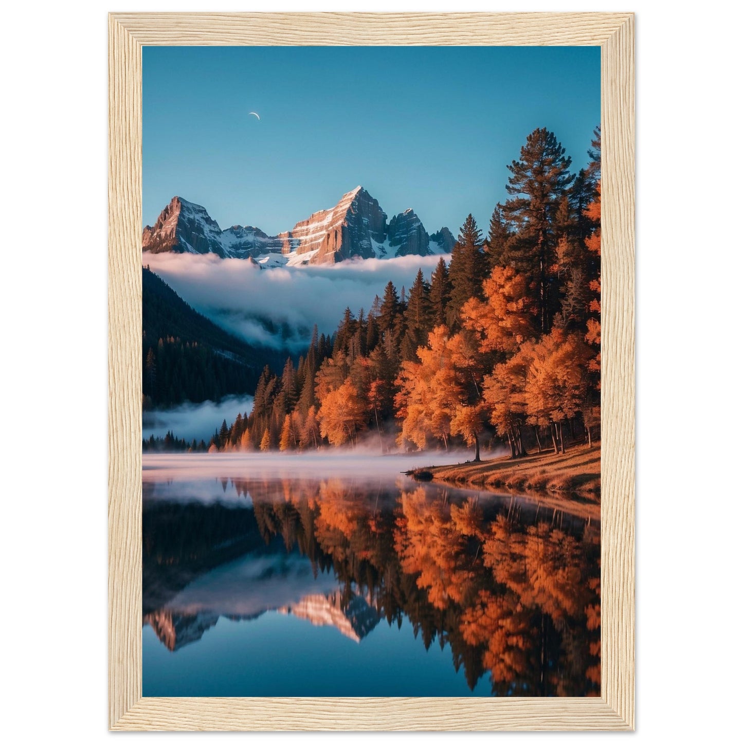 Premium Matte Paper Wooden Framed Poster