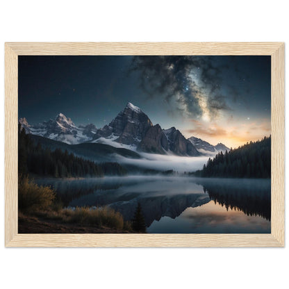 Premium Matte Paper Wooden Framed Poster