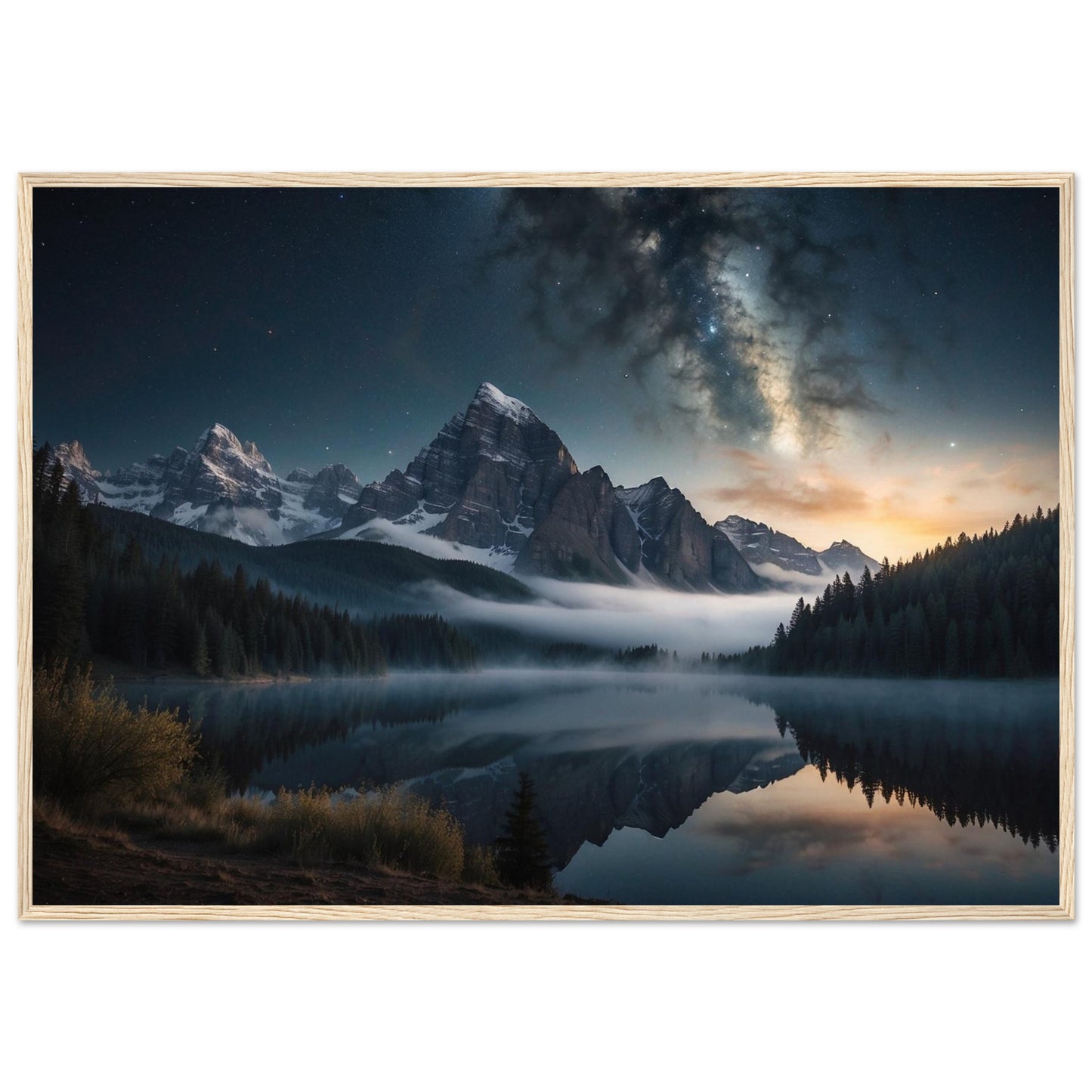 Premium Matte Paper Wooden Framed Poster