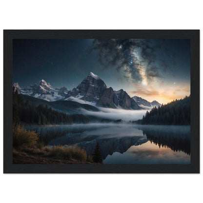 Premium Matte Paper Wooden Framed Poster