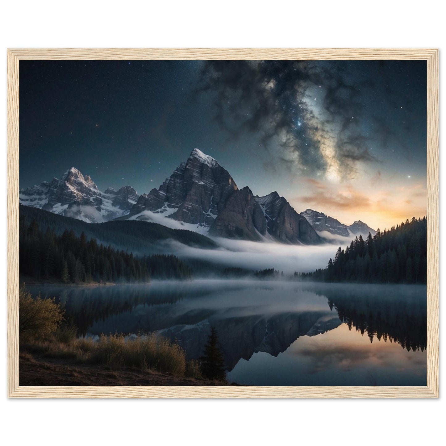 Premium Matte Paper Wooden Framed Poster