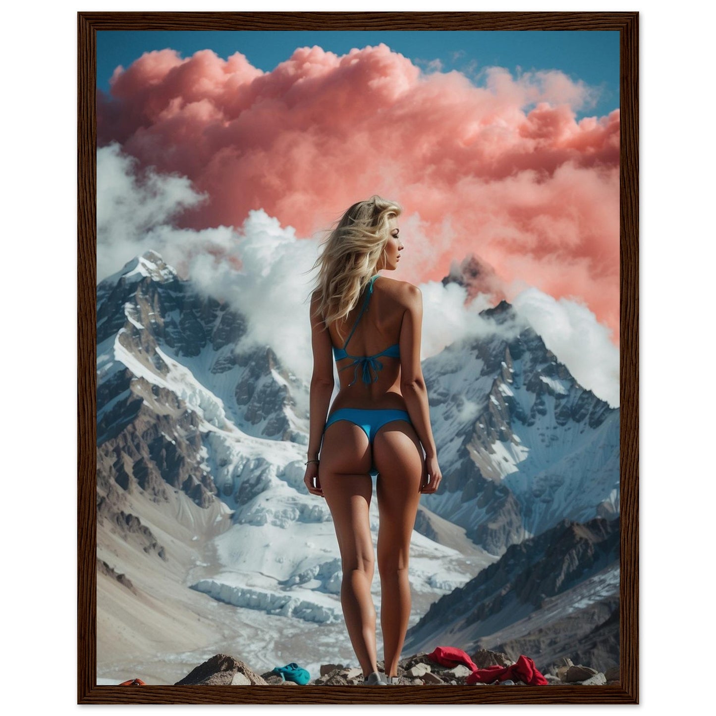 Premium Matte Paper Wooden Framed Poster