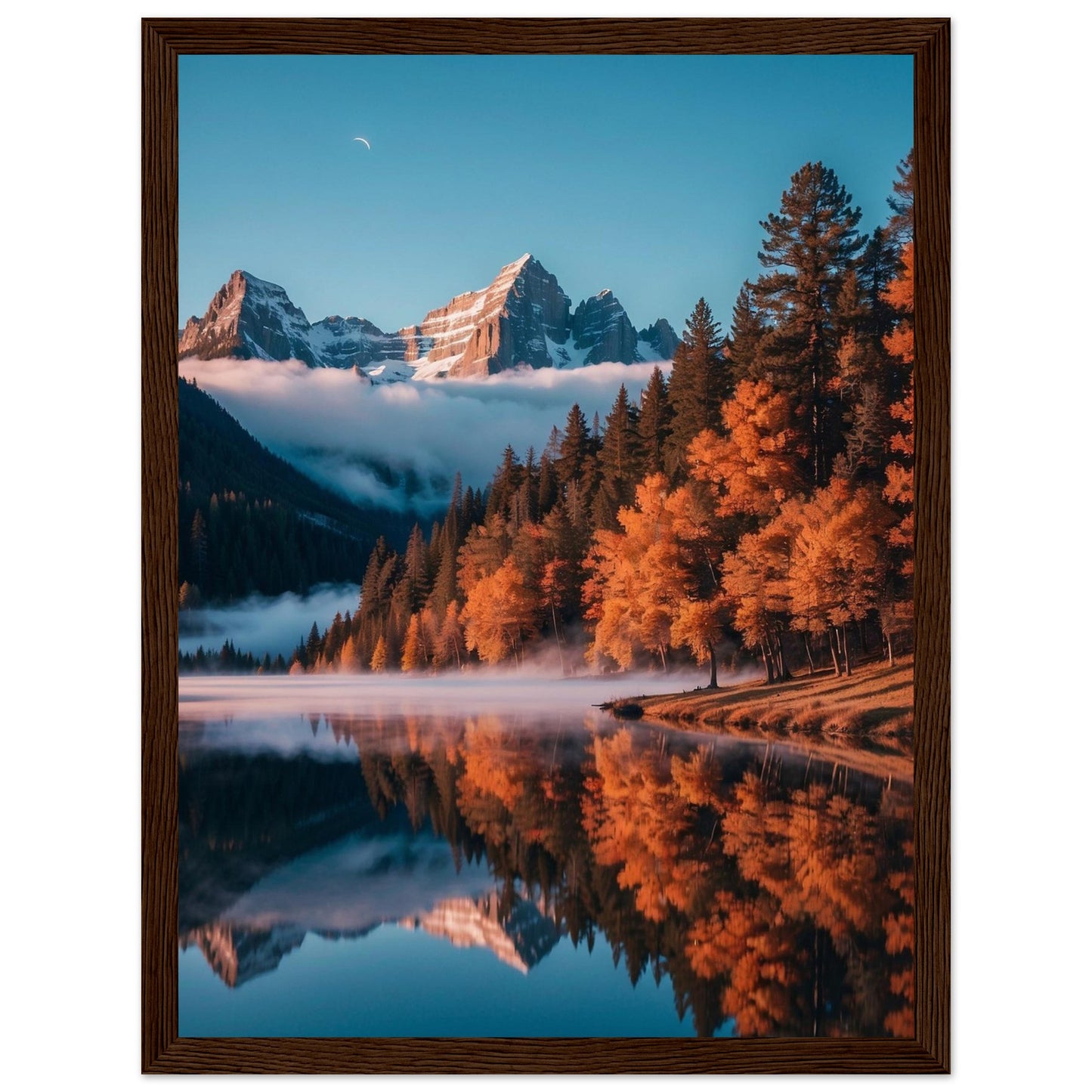 Premium Matte Paper Wooden Framed Poster