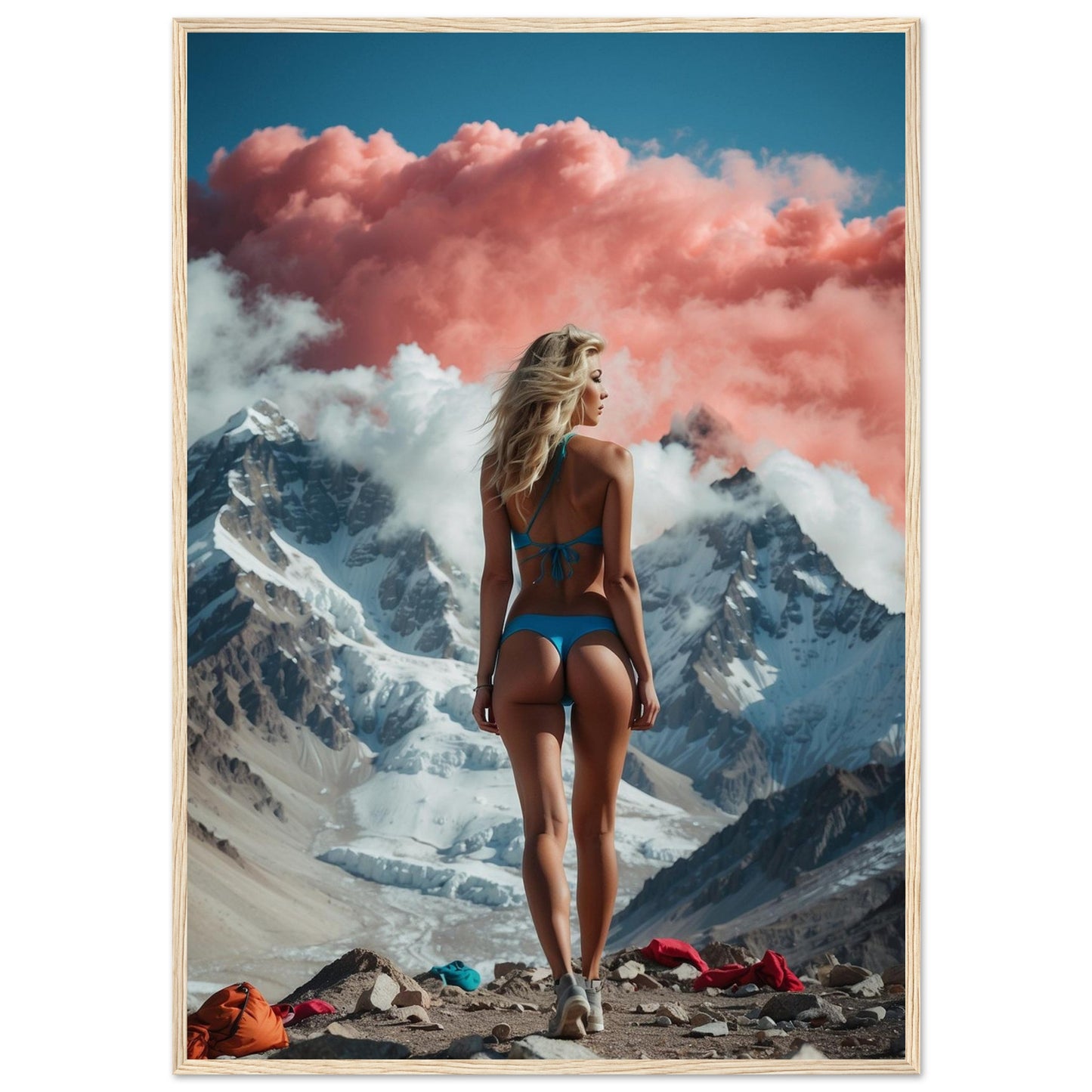 Premium Matte Paper Wooden Framed Poster