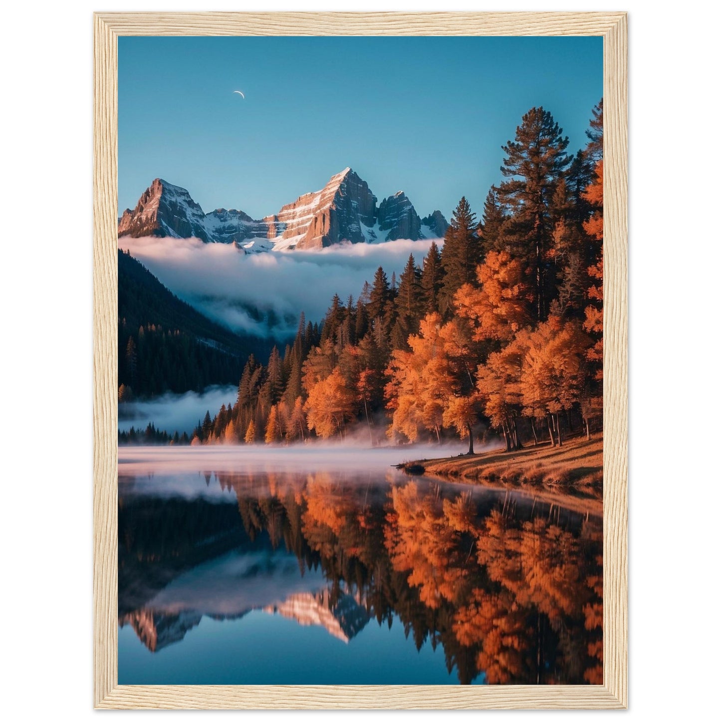 Premium Matte Paper Wooden Framed Poster