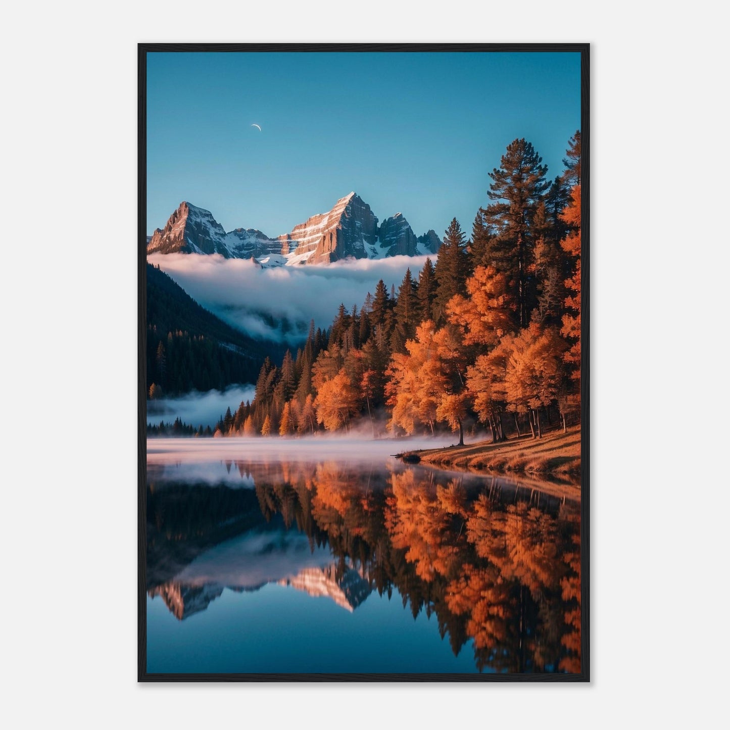 Premium Matte Paper Wooden Framed Poster