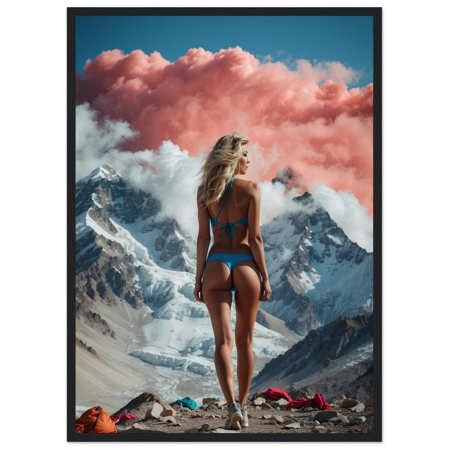 Premium Matte Paper Wooden Framed Poster