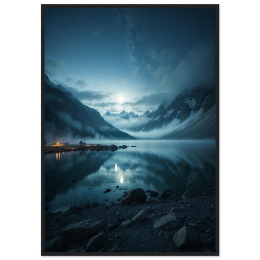 Premium Matte Paper Wooden Framed Poster