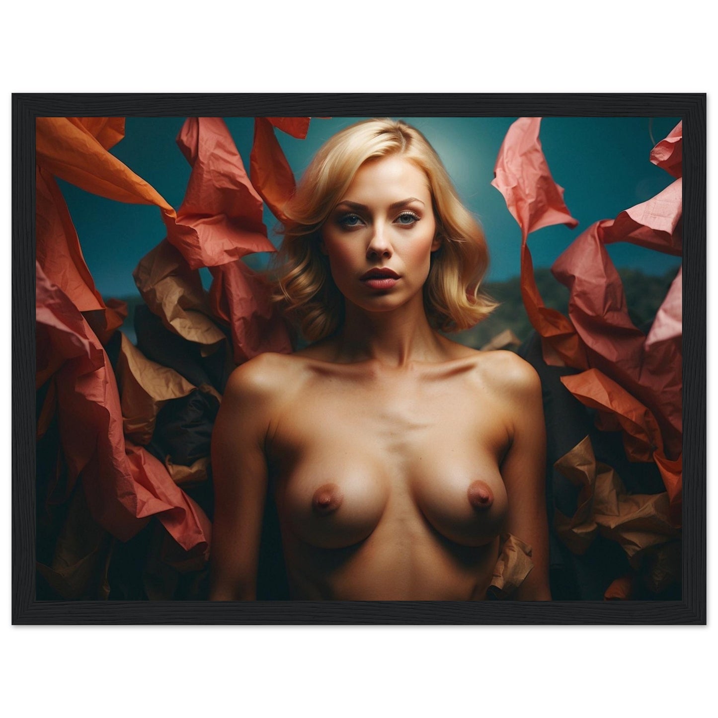 Premium Matte Paper Wooden Framed Poster