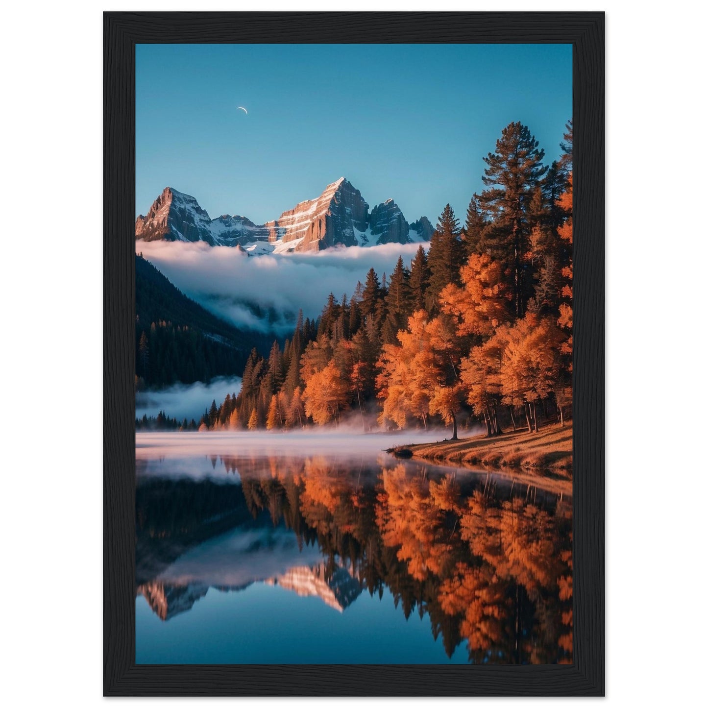 Premium Matte Paper Wooden Framed Poster