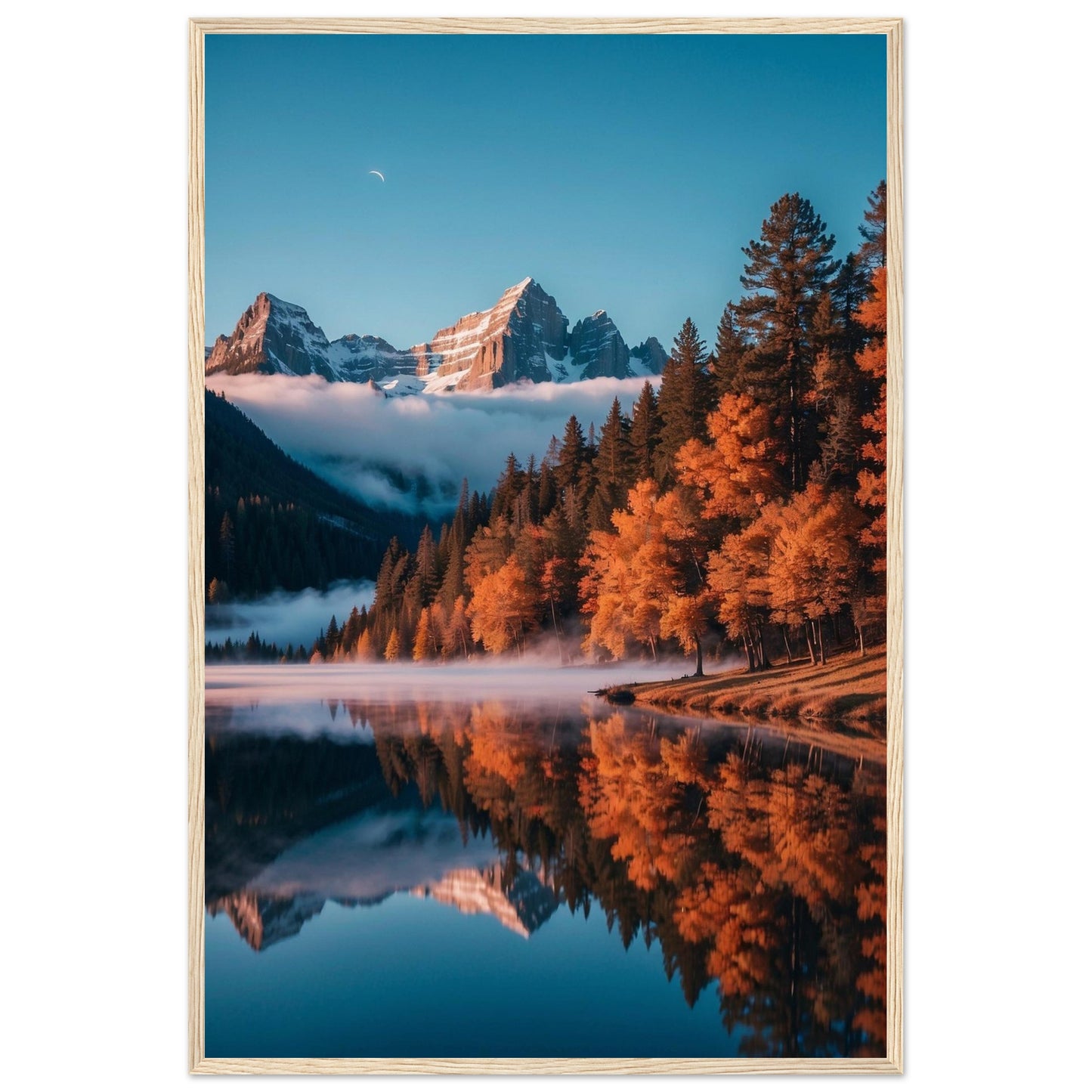 Premium Matte Paper Wooden Framed Poster