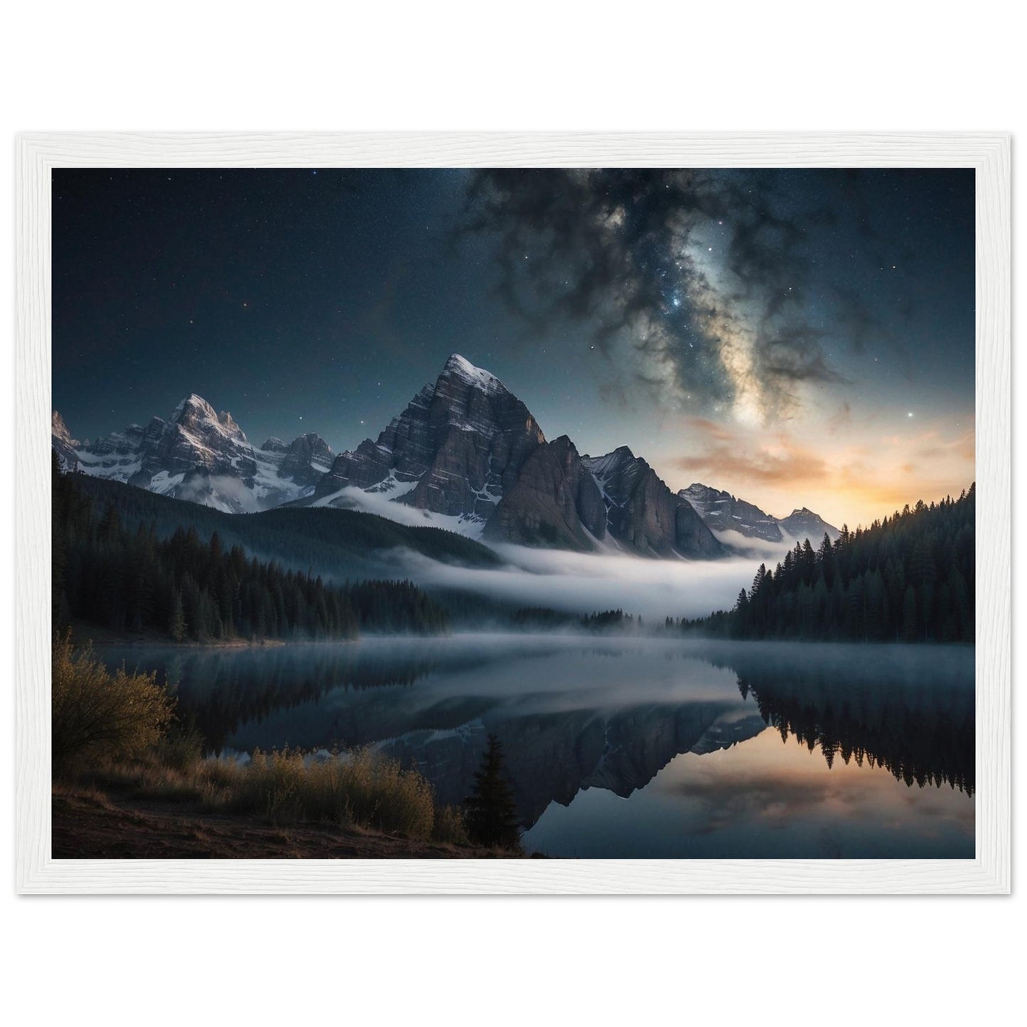 Premium Matte Paper Wooden Framed Poster